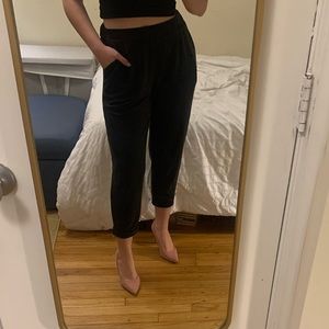 Black ankle length jogger